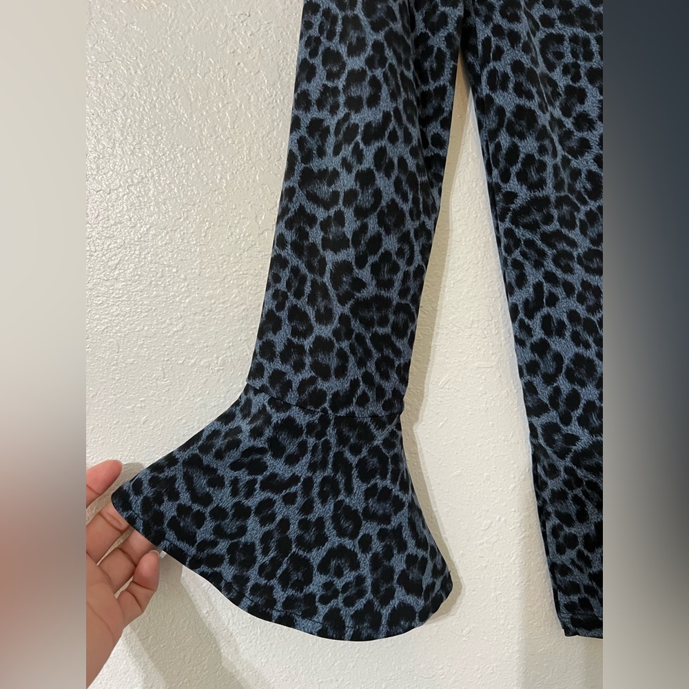 Michael Kors Gray Animal Print Top - Picture 7 of 10